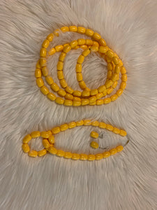 Hidiyo Dhaqan Yellow bead set